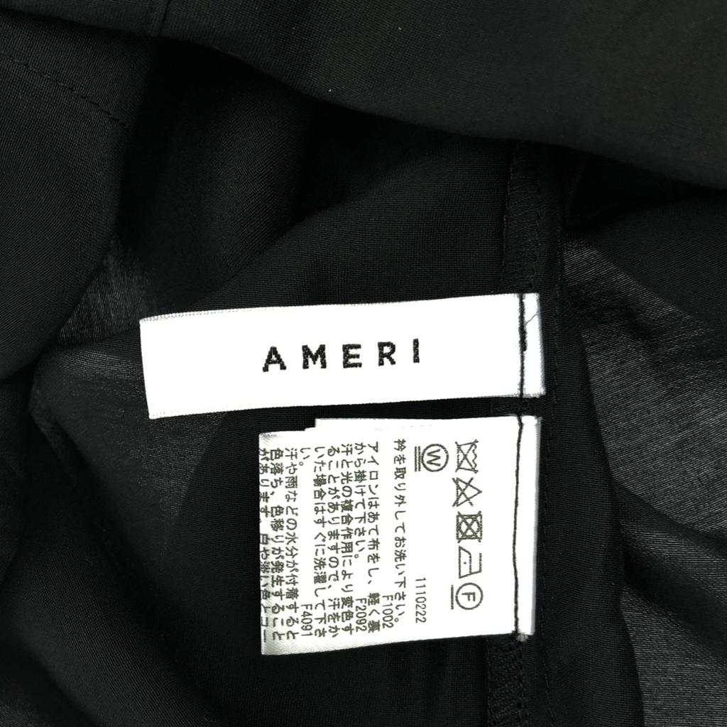 AMERI UNDRESSED Long Sleeve With Lace Collar Shirt F Black Series Blouse Women Used