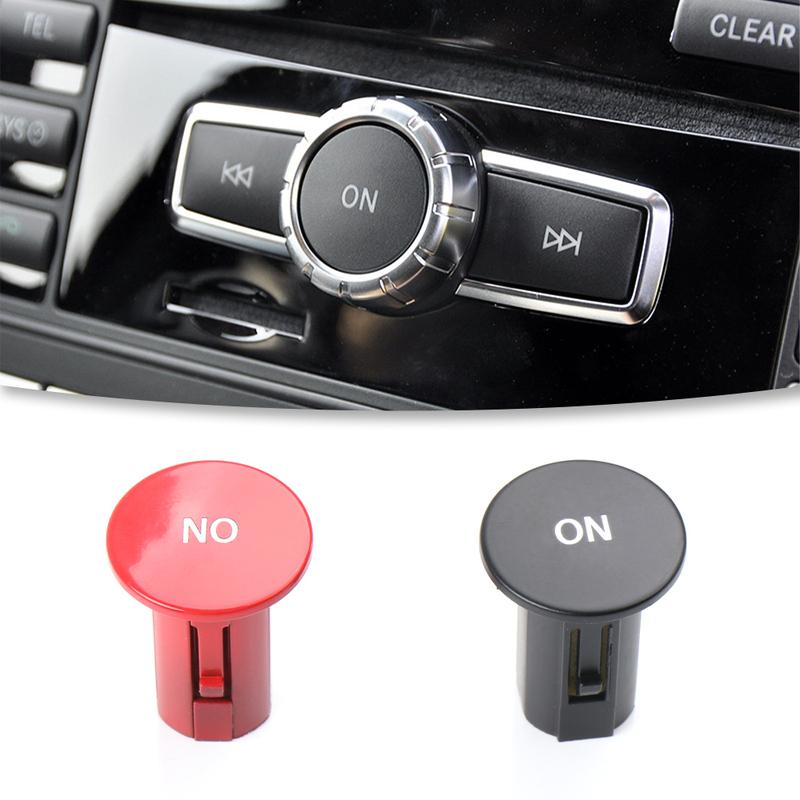 Front Center Console Radio CD Player Button Knob ON Button Switch Cap For Mercedes Benz W204 X204 W212 W207 W218 W166 W156 W176