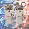 F Type Male Plug to RF Coax Male Plug Jack Coax Coaxial Connector Adapter