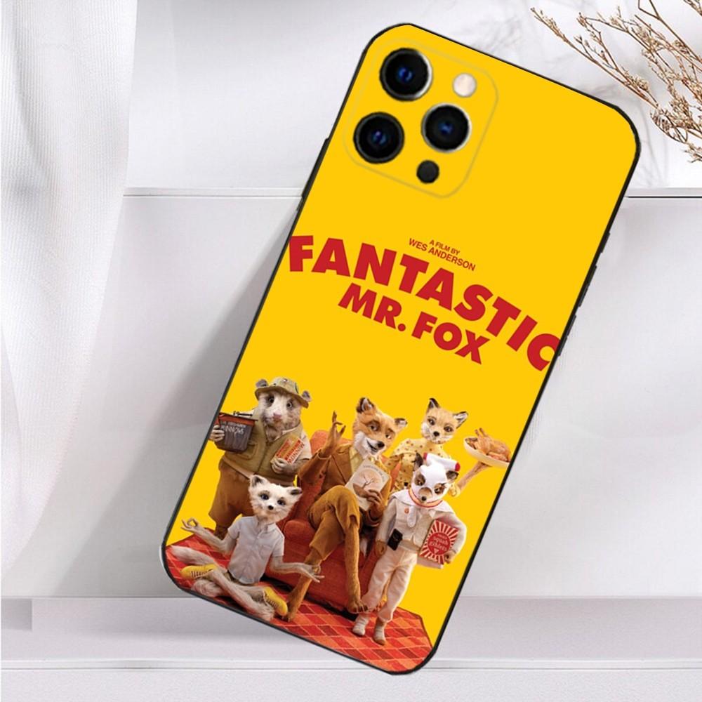 Movie The Fantastic Mr. Fox Phone Case For iPhone 16,15,14,13,12,11 Plus,Pro Max,XS,X,XR,SE,Mini,8,7 Soft Silicone Black Cover