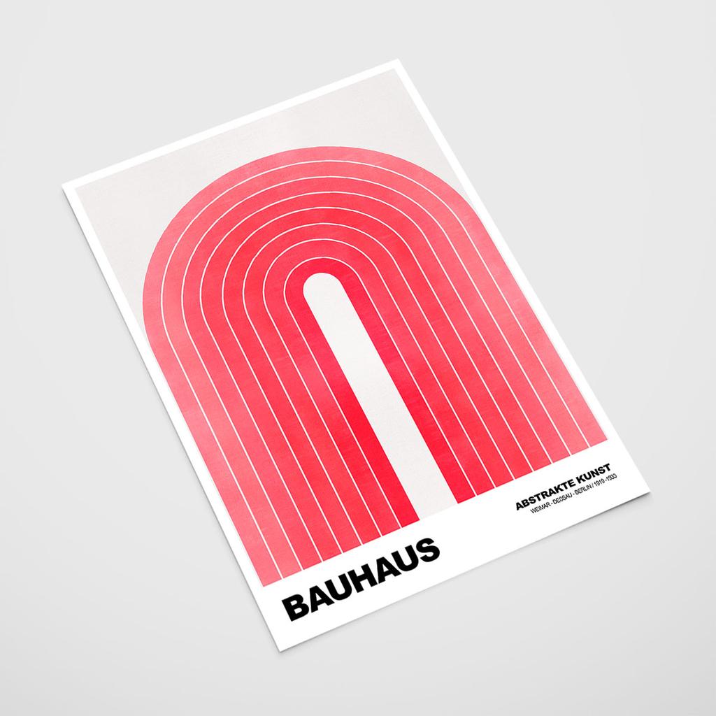Poster Bauhaus arcobaleno
