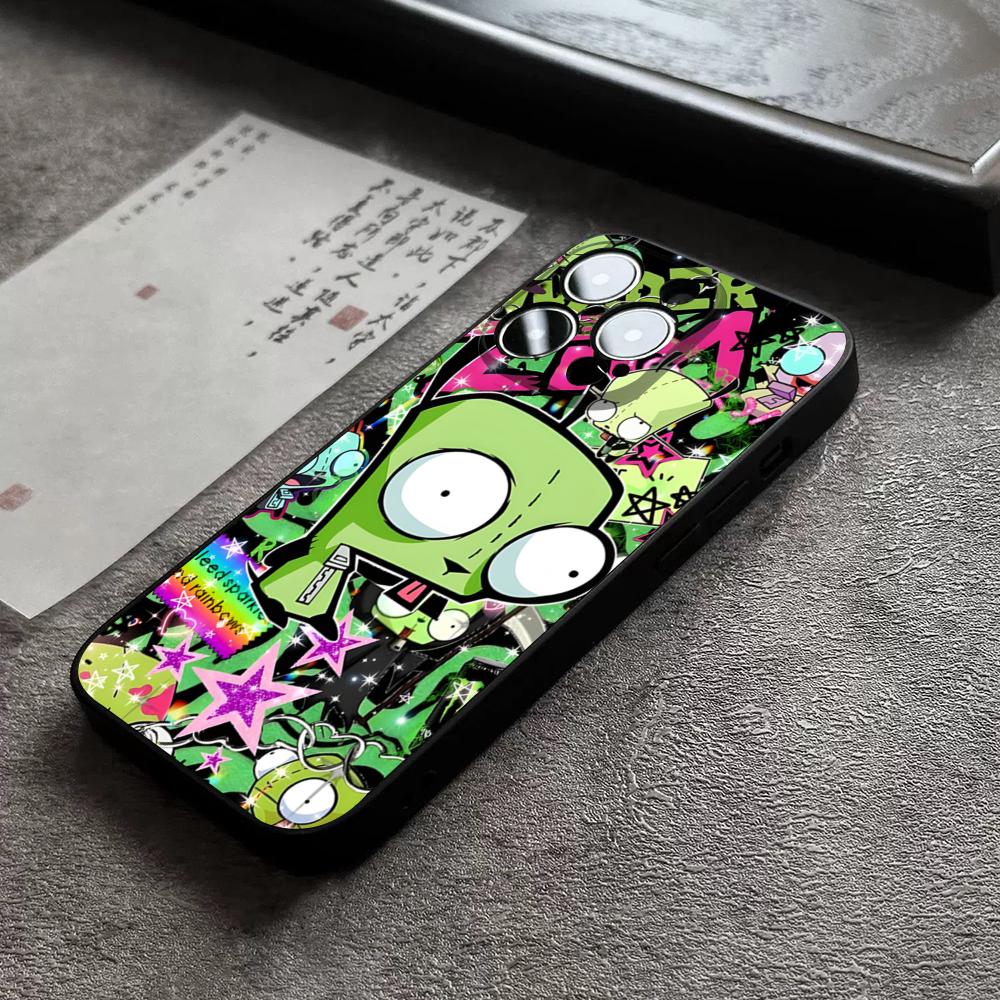 Invader Zim Phone Case For 17 Pro Max For Iphone 14 16 Pro Max 12 15 11 13 Pro Xr X Xs 8 7 Plus Back Cover