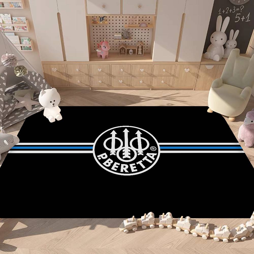 G-Gun Beretta Floor Mat Non-Slip Laundry Room Mat Laundry Decor Balcony Child Living Room Bedside Mats