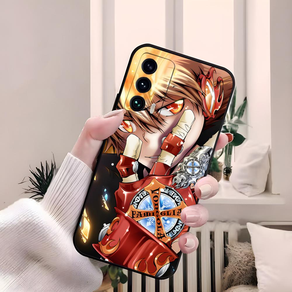 

Чехол для телефона Hitman Reborn для Samsung S26 S25 Edge S24 S23 S22 S21 Ultra Plus Fe A55 56 15 4G 5G Galaxy Силиконовый чехол Galaxy S23 FE