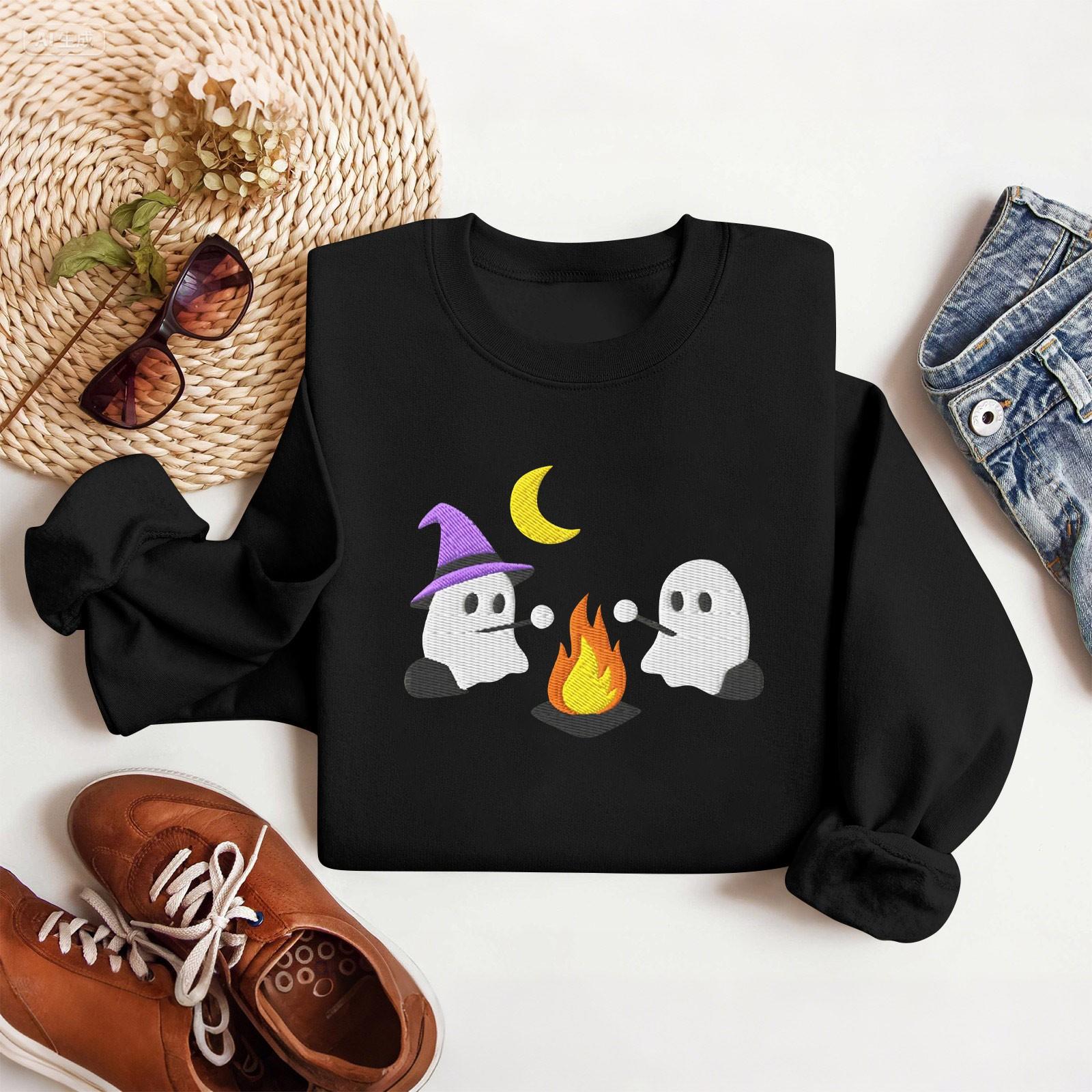 

Women Tops Women s Long Sleeve Sweatshirt Casual Crewneck Loose Fit Pollover Fleece Tops M чорний