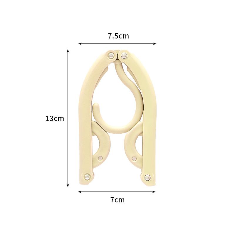 Travel Folding Clothes Hanger Portable Travel Clothes Hanging Clothes Drying Artifact Household Clothes Hanging Dormitory #4199