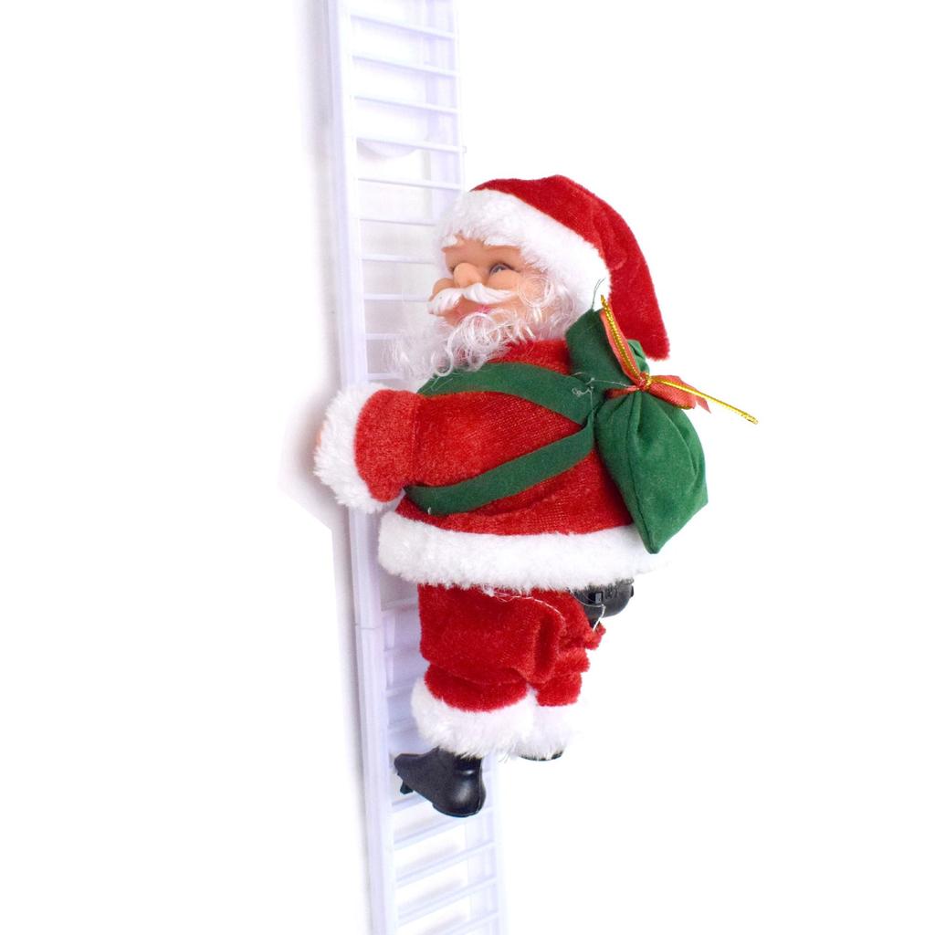 Classic Santa Claus Climbing Rope with Beads - Christmas Decoration Toy