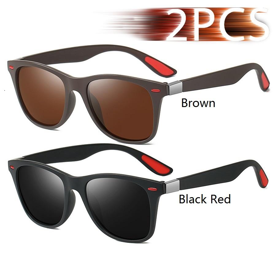 Fashion Vintage Square Unisex Driving Fishing Sunglasses Men Women Luxury Brand Designer Sun Glasses Anti-Glare Eyewear Uv400