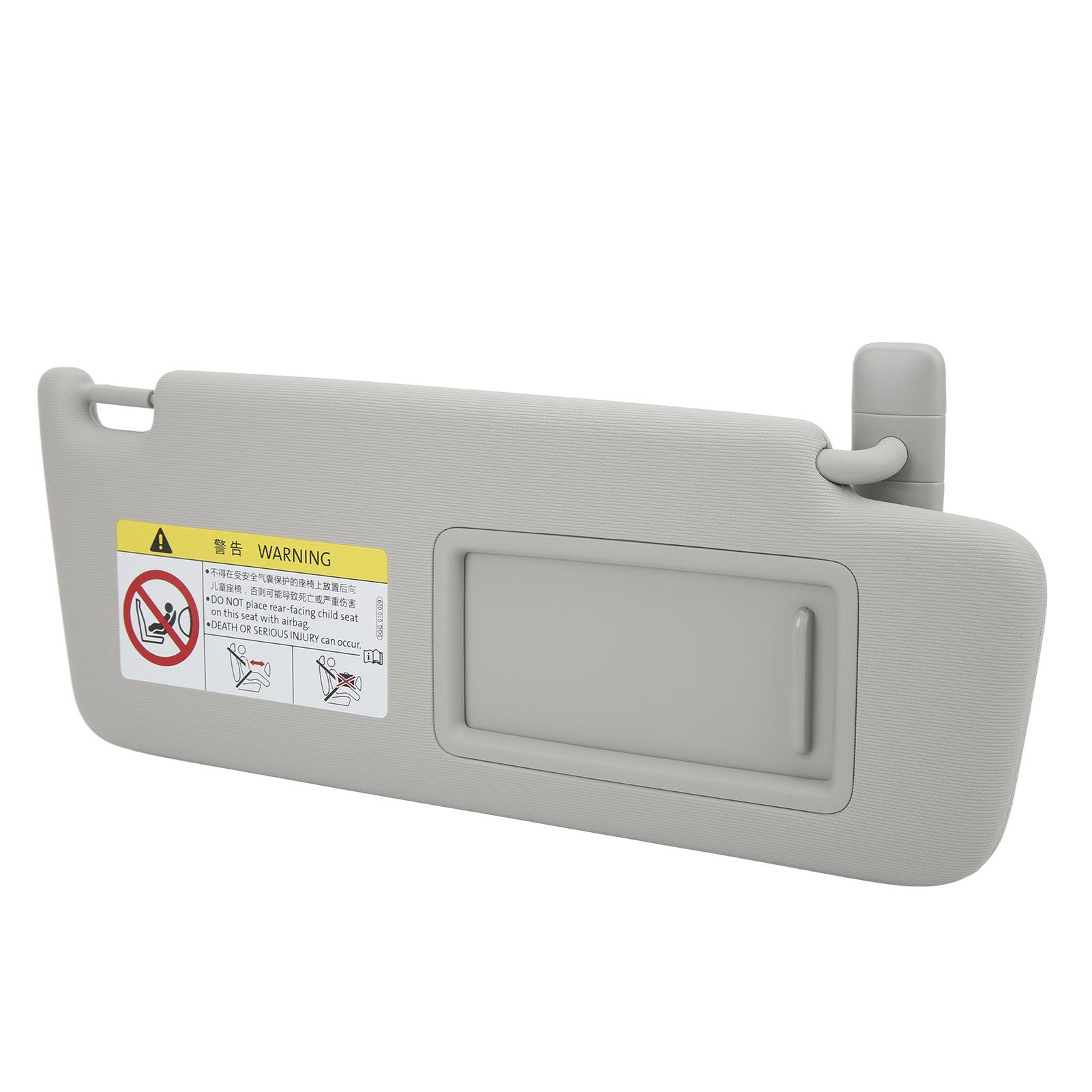 

Car Front Inner Sun Visor Right 5GG857552 Gray ABS Plastic Cloth Replacement for MK7 2014‑2017