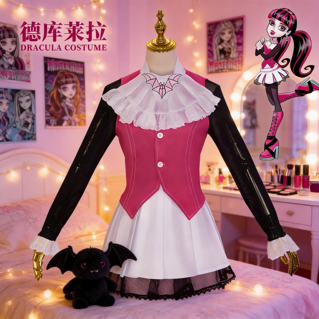 Monster High Frankie Stein Cosplay Kostüm Mit Kleid Und Accessoires Für Anime Rollenspiel