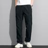 Pantalones Cargo Gruesos para Hombre Forrados de Felpa Pantalones Casuales Multibolsillo de Pierna Recta Pantalones de Otoño Invierno para Salidas Diarias Ropa de Calle