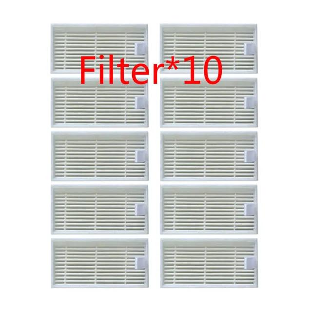 Vacuum Cleaner Hepa Filter Mop Cloth Side Brush for Easy home SR 3001 Robotic Vacuum Cleaner Spare Parts Filters Brush
