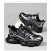 Modedesigner Mesh Casual Plateau-Sneakers für Herren Frühling Herbst Weichsohlige Sport Herrenschuhe Mode Erhöhen Herren Laufschuhe