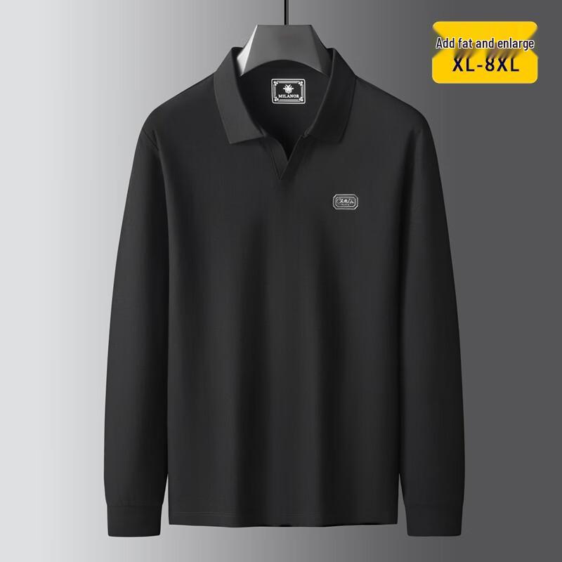 Men's 100% Cotton Plus Size Loose Fit Polo Shirt