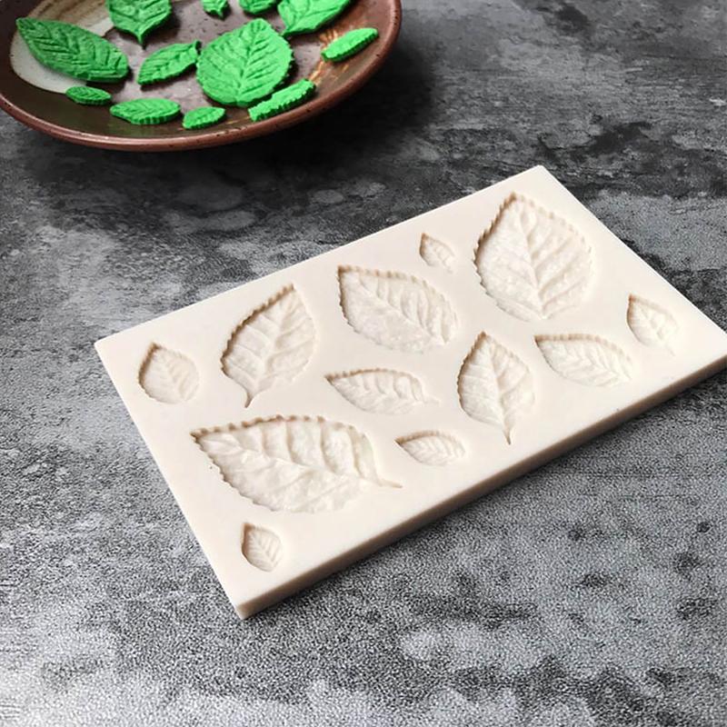 1Pc Leaves Cake Mould Palm Turtle Leaf Silicone Mold Cake Sugarcraft Chocolate Mold Baking Cake Decoration Kitchen Tools