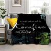 Coraline Movie Throw Blanket Super Soft Kawaii Perfect for Travel Bedding Couch Sofa Bed Birthday Gift Home Textile