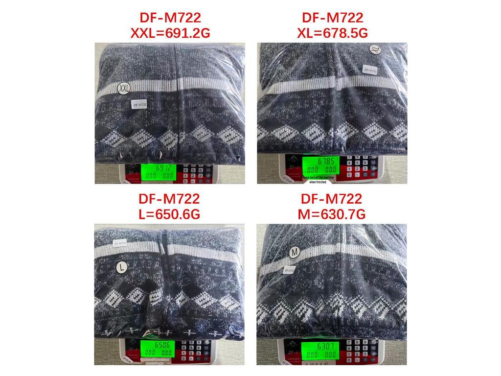 Men's Winter High Neck Plush Knit Slim Fit Cardigan Sweater