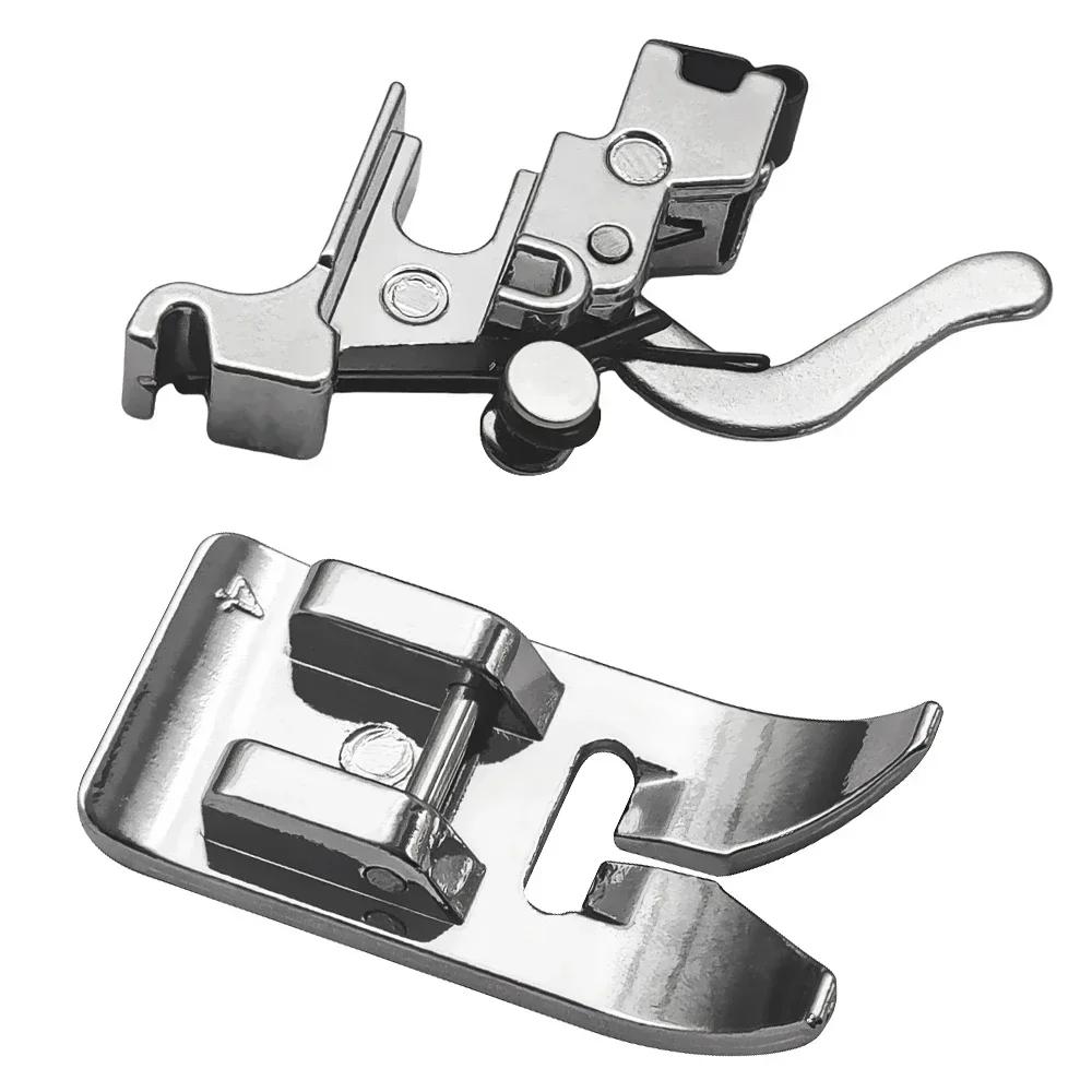 1Pcs Universal Sewing Machine Zig Zag Snap On Presser Foot Fit for Brother Singer Low Shank Sewing Machine Home Supplies