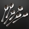 410 Stainless Steel Long Handle Dessert Spoon for Home, Restaurant, and Hotel Use