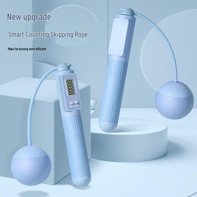 Weighted Cordless Jump Rope with Counting for Professional Aerobic Exercise & Fat Burning