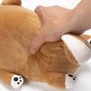 Livheart Cojín Cilíndrico de Poliéster Animal Malvavisco Kotaro el Peluche Shiba Inu (Longitud total aproximada. 27cm) 48656-44