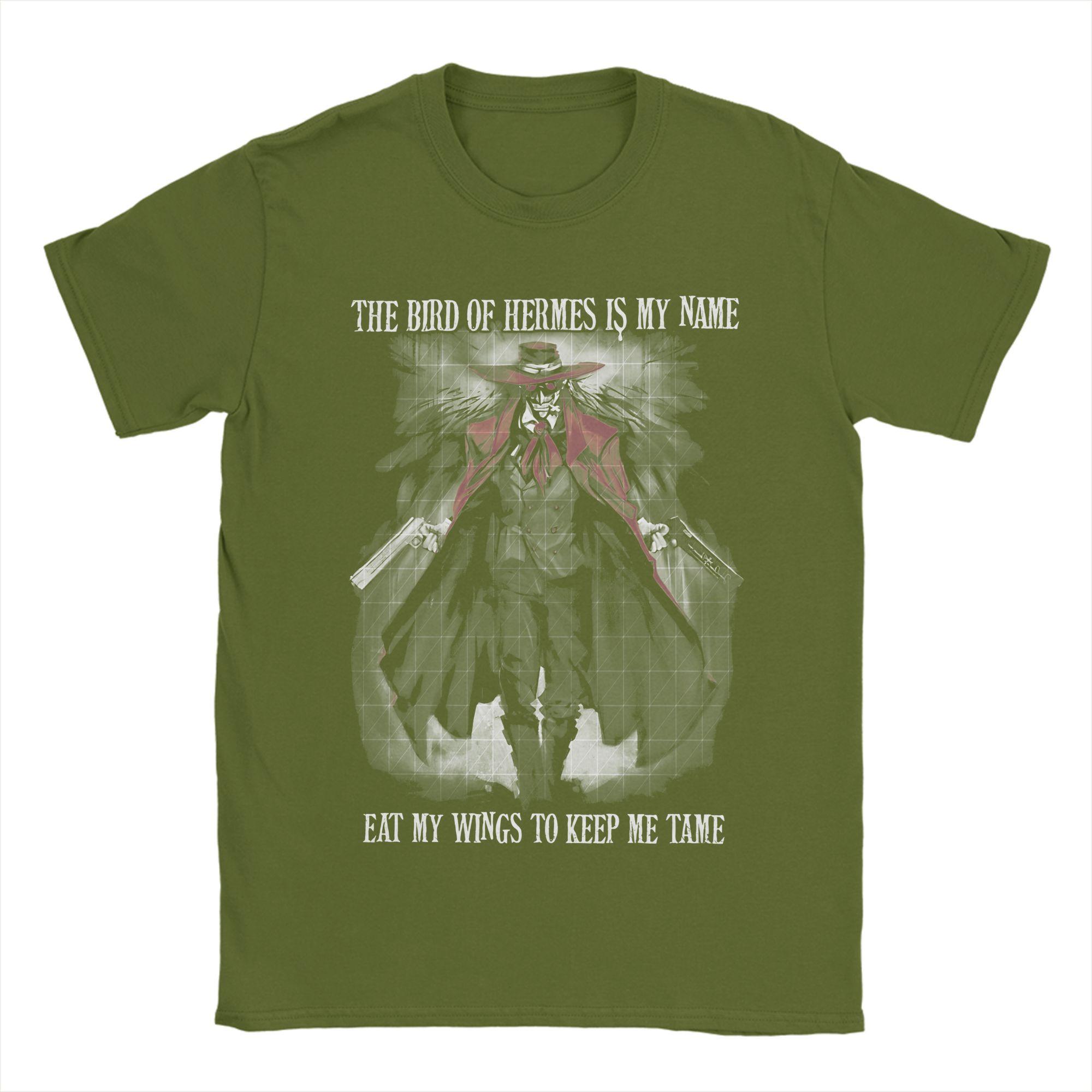 

Hellsings T-Shirt Summer Fashion T Shirts Men Cotton O Neck Oversized Tees Short-Sleeve Vintage Tops 4XL