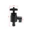 Aluminum Alloy Ball Head Mount PTZ Adapter for Tripods and Handheld Stabilizers with Standard 1/4 Screw and Hole