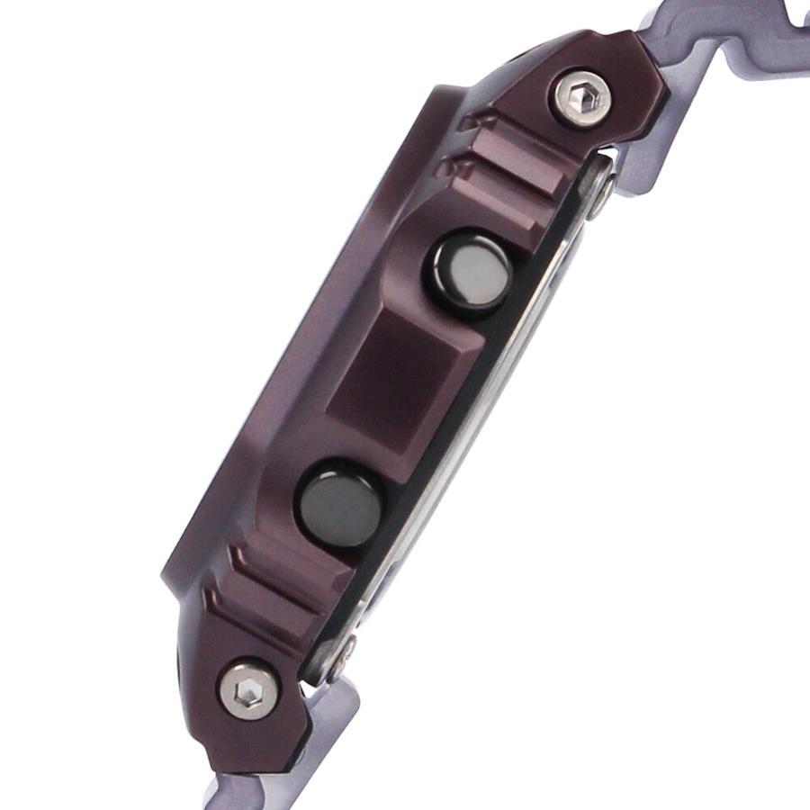 CASIO G-SHOCK GM-S5600MF-6 GM-S5600 MIDNIGHT FOG Series Metal bezel Street Skeleton Purple Wrist Watch For Woman