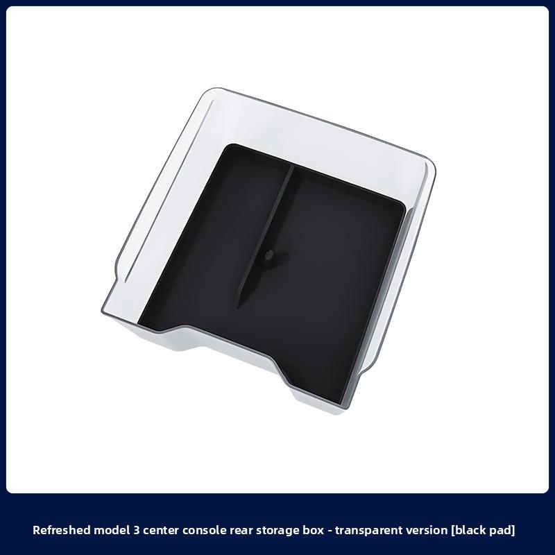 Car Sticker For Tesla Model 3 Highland Model Y Central Control Armrest Box Silicone Storage Front and Rear Storage Small Ice Box