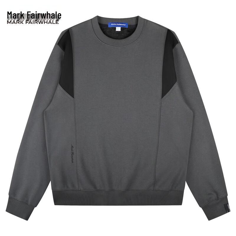 Men's Fleece-Lined Round Neck Long Sleeve Sweatshirt