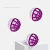 Random Color Hollow With Bells Plastic Interactive Throw Ball Cat Toys Training Tools Pet Supplies