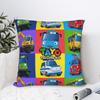 Tayo the Little Bus 4 Pillowcase Printing Polyester Cushion Cover Gift Pillow Case Cover Home Square