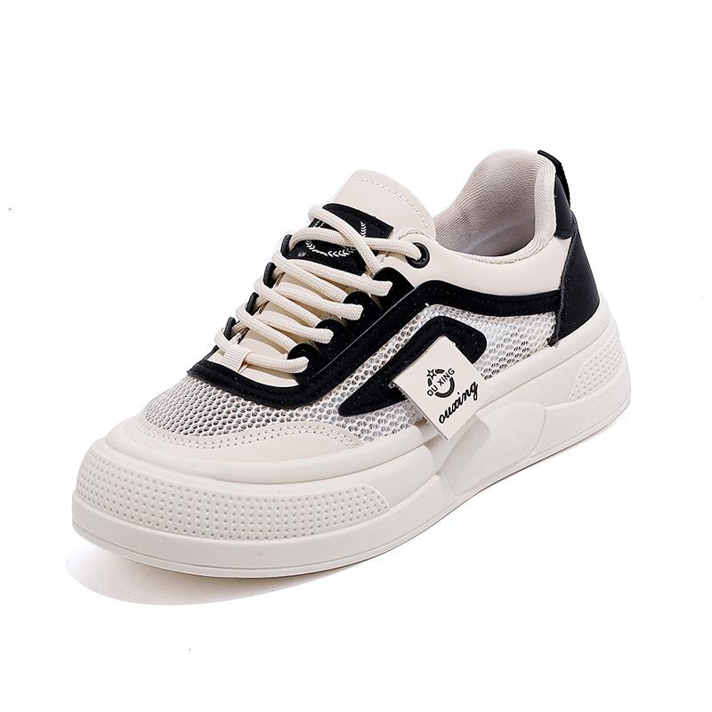 2025 summer little white shoes new Korean version ins female students mesh breathable sports board shoes casual shoes women 2011