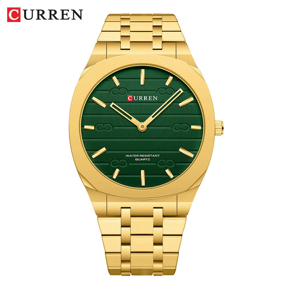 CURREN Fashion Brand Thin Quartz Watch Simple Personalized Colors Wristwatches Waterproof Clock