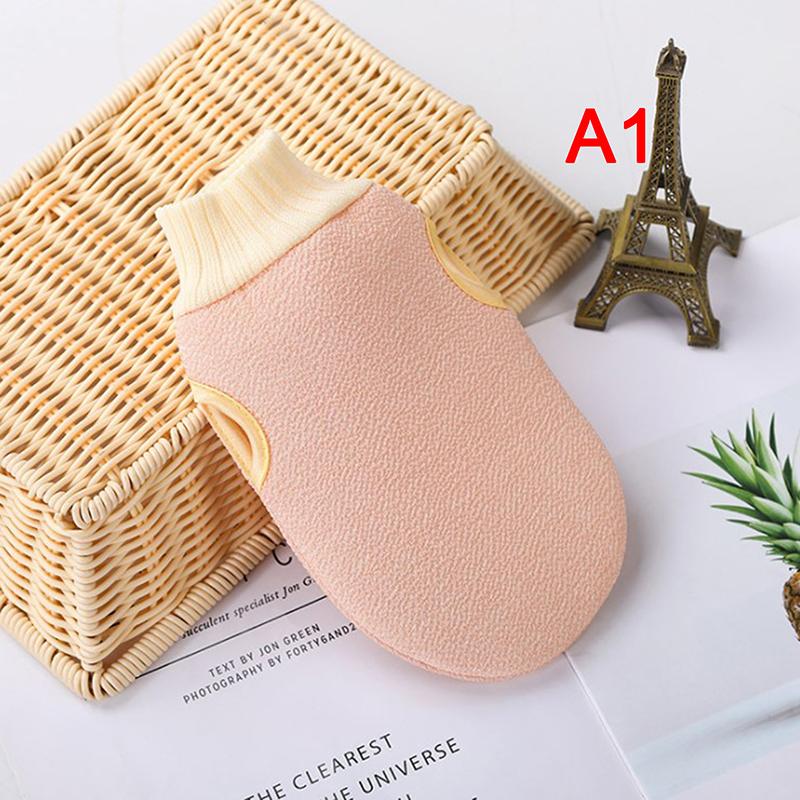 

1 шт. мягкие перчатки для удаления волос в ванной, отшелушивающие, сильнодействующие, премиум-класса, для мытья ванной комнаты розовый