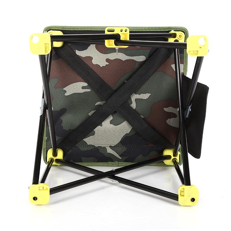 Camouflage Portable Folding Fishing Chair - Lightweight and Thickened Design