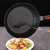 Cast Iron Skillet Even Heating Versatile Comfortable Handle Cast Iron Frying Pan for Daily Home