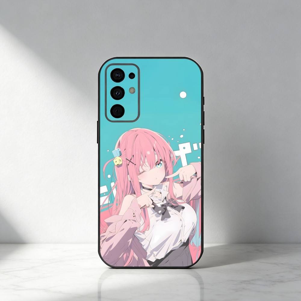B-t-R Anime Bocchi H-Hitori Gotou  Phone Case For Samsung S25,S24,S21,S22,S23,S20,Ultra,S26,Plus,Fe,Note,5G Black Cover