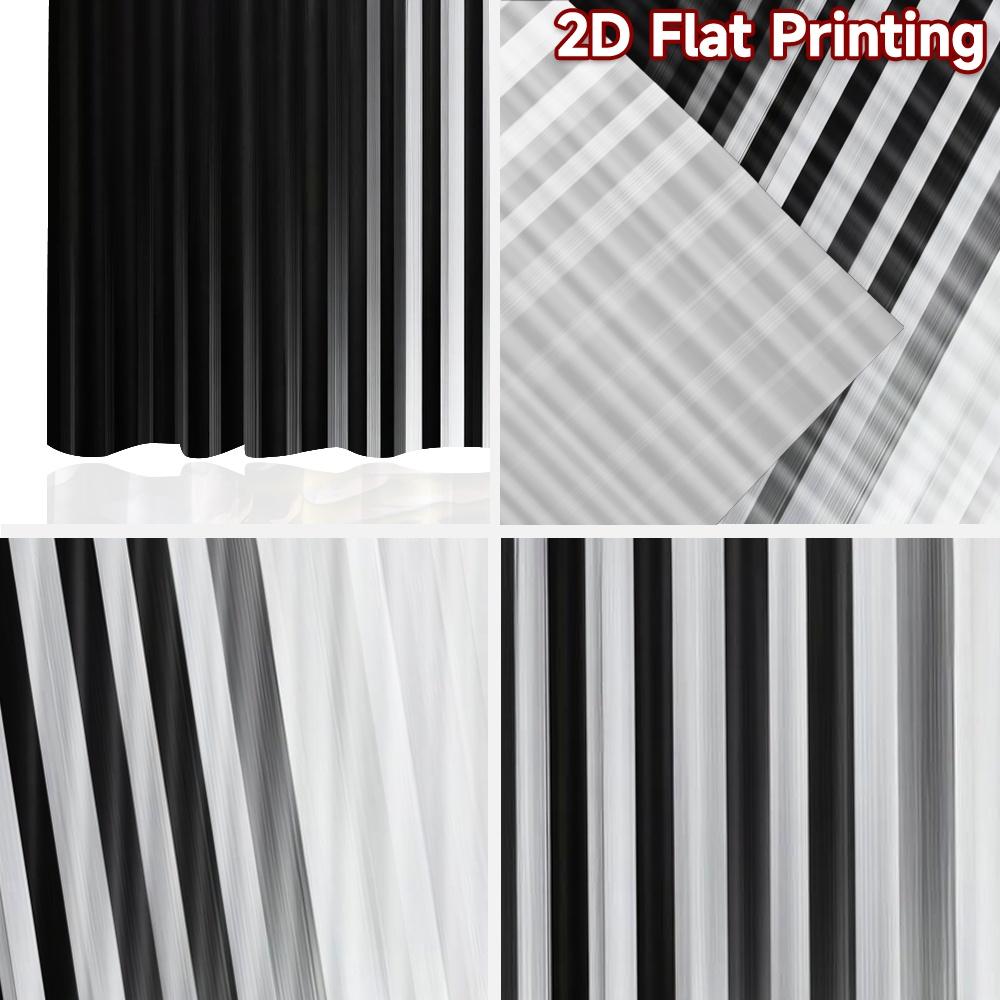 2D flat Photography Backdrop Scene Tapestry Black and White Stripes 100% Polyester Family Party Use for Suitable for home