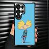 Cartoon Hey Arnold Helga Galvanisiert Handyhülle Für Samsung Galaxy S24 S25 FE S26 Edge S23 Ultra S22 S21 Plus S20 Anti-Fall Airbag