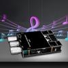 Bluetooth-compatible Stereo Power Amplifier 2x50W 2 Channel Sound Stereo Receiver with TrebleBass for Car Home