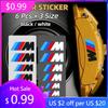 2025 Hete 6 STKS Auto Rem Decoratieve Stickers Wielnaaf Styling Decals Accessoires Voor BMW M X1 X3 X5 X6 X7 E30 E90 M3 E84 E83 F25