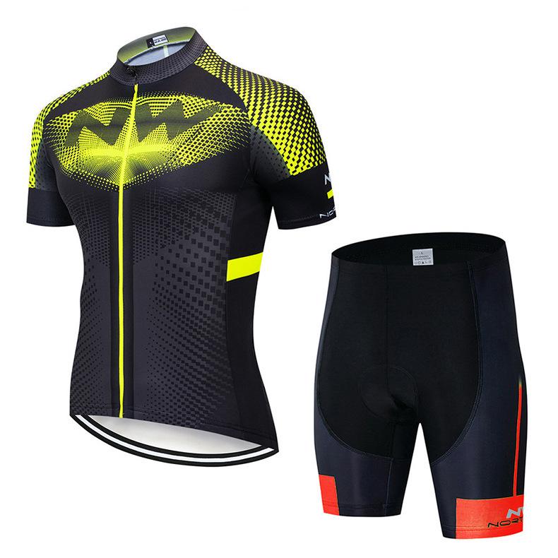 NW Team Edition Short Sleeve Cycling Suit Men's Summer Road Cycling Mountain Suit Sports
