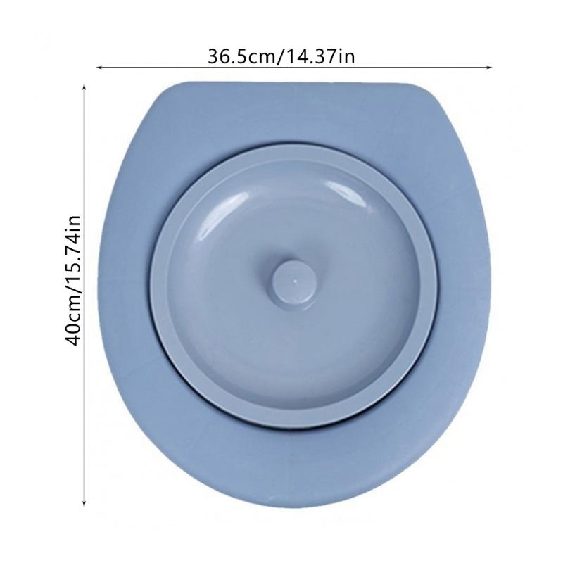 Camping Toilet Seat Cover Light Weight Compact Plastic Toilet Seat Lid Potty Seat Removable Movable Toilet Lid Enduring