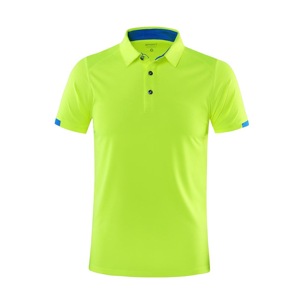 Summer Quick Drying Short Sleeved Polo Shirt Golf Jersey Company Group Breathable Fitness Lapel Sports Sleeved 8-Color Large Top