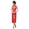 Floral Print Cheongsam Dresses Chinese Style Traditional Clothing Chinese Qipao  Evening Dress