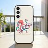 O-Octopus S-Sea Animals O-Ocean  Phone Case For Samsung  A73,72,71,53,52,51,22,91,80, Soft Black Cover