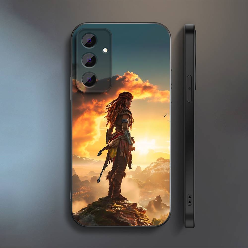 H-Horizon Forbidden West Aloy Phone Case For Samsung S22,S24,S20,S25,S23,S30,S26,Ultra,Plus,5G ,Fe,Lite Black Cover