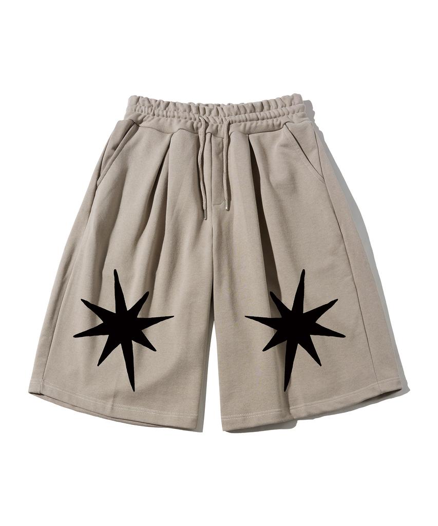 ELIMENO El Stars Double-Pleat Heavy Bermuda Shorts 4 Colors
