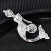 UniqueRhinestones Mermaids Brooch Pin Delicate Fashion Accessory Portable for Clothing and Bags Decoration Casual Wear